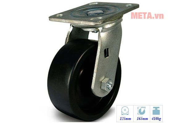 Bánh xe đẩy cao su