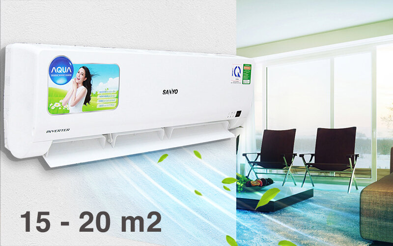 Máy lạnh Aqua Inverter 1.5 HP AQA-KCRV12WGS Máy lạnh Aqua Inverter 1.5 HP AQA-KCRV12WGS