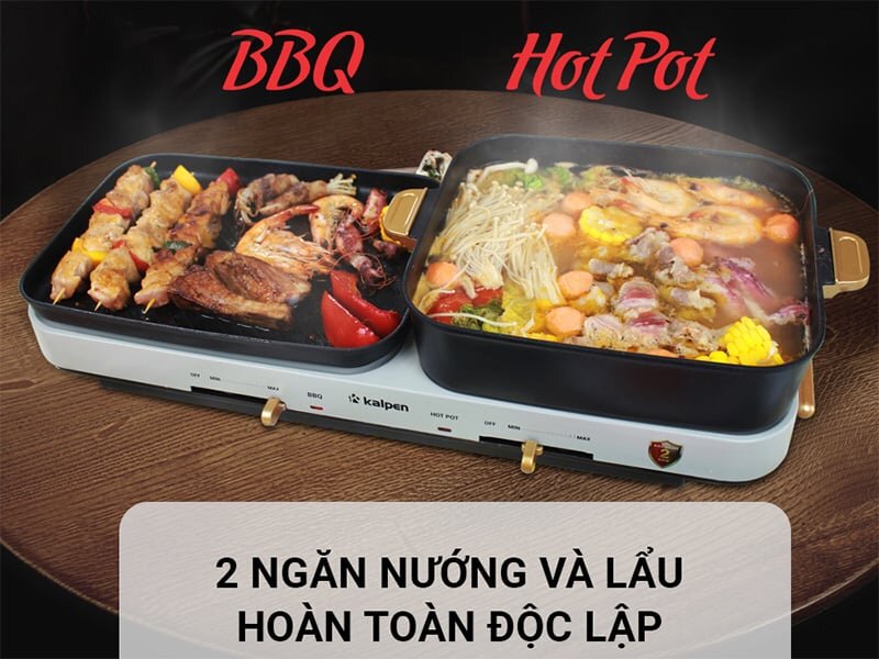 Bếp nướng lẩu đa năng Kalpen PP99