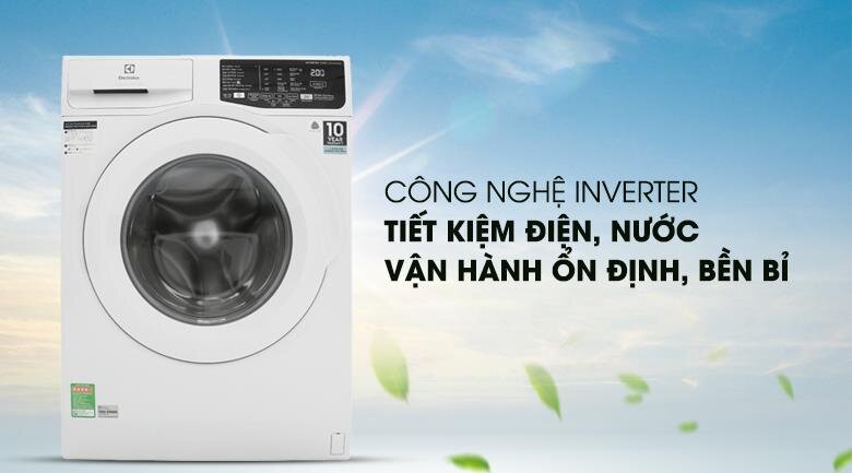 Máy giặt Inverter 7.5 Kg Electrolux EWF7525DQWA