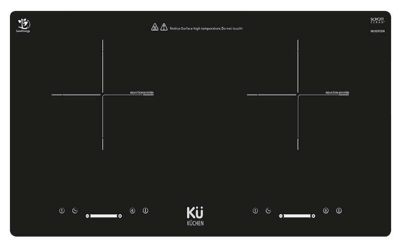 Bếp từ Kuchen TRI271 có chức năng cảnh báo nhiệt dư (Ảnh: Kuchen).