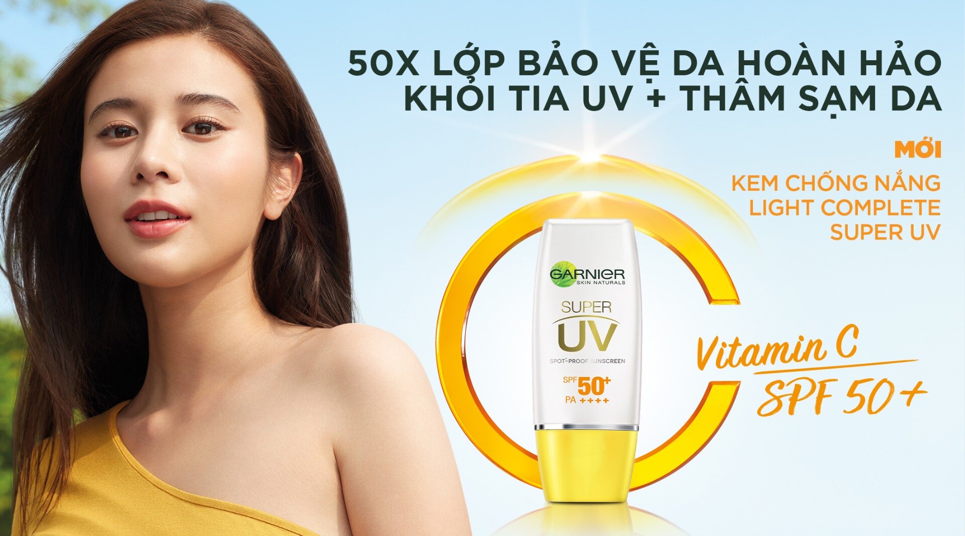 Kem Chống Nắng Garnier Làm Sáng Da 30ml