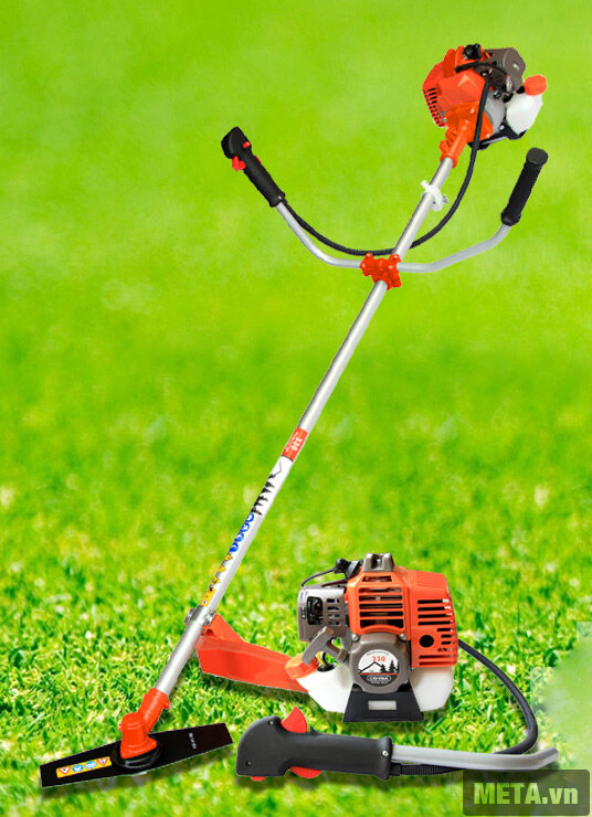 Máy cắt cỏ Oshima 330 cam xám