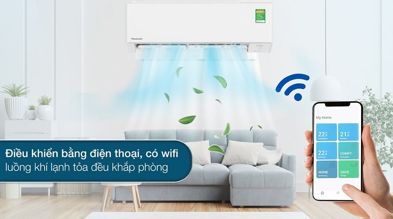 Điều hòa Panasonic Inverter 2 chiều 12000 BTU CU/CS-YZ12AKH-8 gas R-32 Điều hòa Panasonic Inverter 2 chiều 12000 BTU CU/CS-YZ12AKH-8 gas R-32