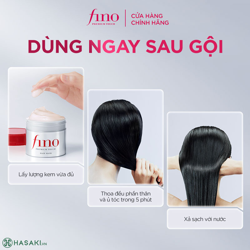 Hướng dẫn sử dụng Kem Ủ Tóc Fino Premium Touch Kem Ủ Tóc Fino Premium Touch 230g hiện đã có mặt tại Hasaki