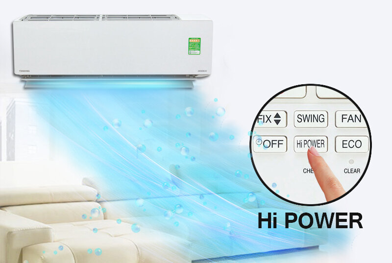 Máy lạnh Toshiba Inverter 1.5 HP RAS-H13G2KCVP-V Máy lạnh Toshiba Inverter 1.5 HP RAS-H13G2KCVP-V