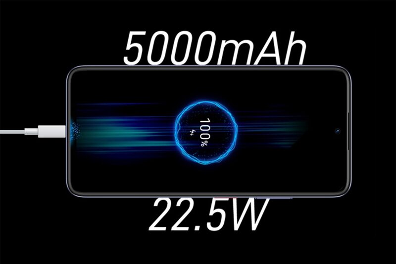 Với viên pin 5000mAh, ZTE Nubia V60 Design hứa hẹn mang lại trải nghiệm sử dụng dài lâu