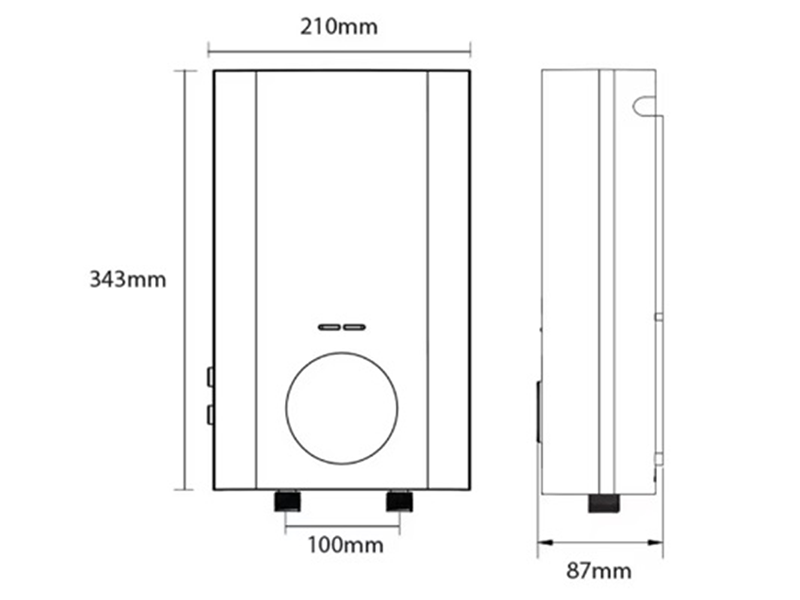 Máy nước nóng trực tiếp Vitowell Easy C1 45-V 