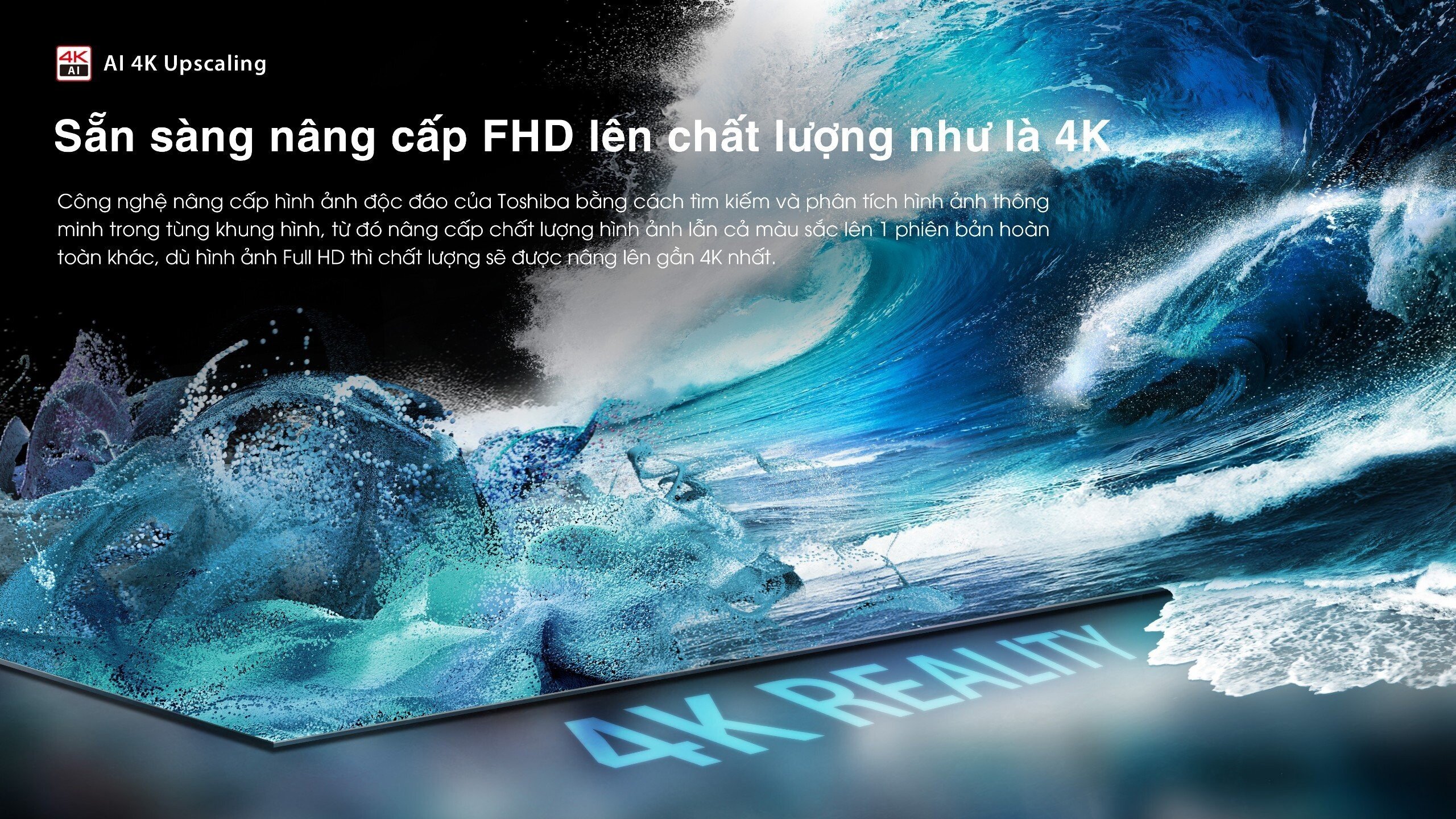 Toshiba 55M450NP được nâng cấp chấ lượng ảnh gần 4K Smart TV Toshiba 55 Inch 55M450NP