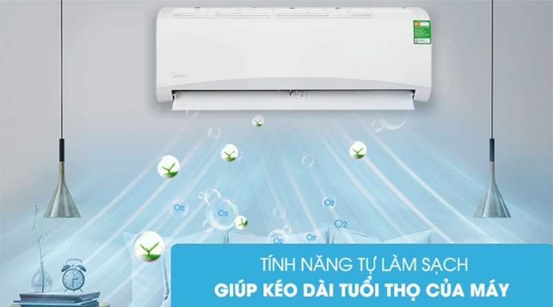 Điều hòa Midea 18000 BTU 1 chiều MSAFII-18CRN8 gas R-32 5 Điều hòa Midea 18000 BTU 1 Chiều MSAFII-18CRN8 Gas R-32