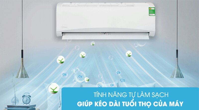 Điều hòa Midea 18000 BTU 1 Chiều MSAFII-18CRN8 Gas R-32