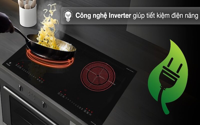Các tính năng hiện đại Bếp từ hồng ngoại Pramie PRTH-A1 (Ảnh: dienmayxanh).