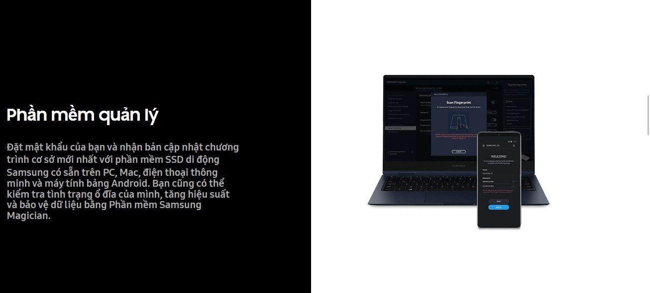 Ổ cứng gắn ngoài SSD Samsung T7 Portable Shield 
