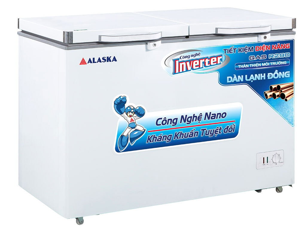 Tủ có bánh xe di chuyển Alaska BCD-5568CI 372 lít