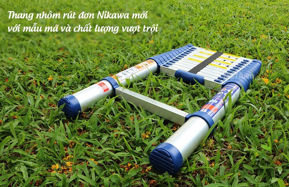 Thang nhôm rút đơn Nikawa NK-44