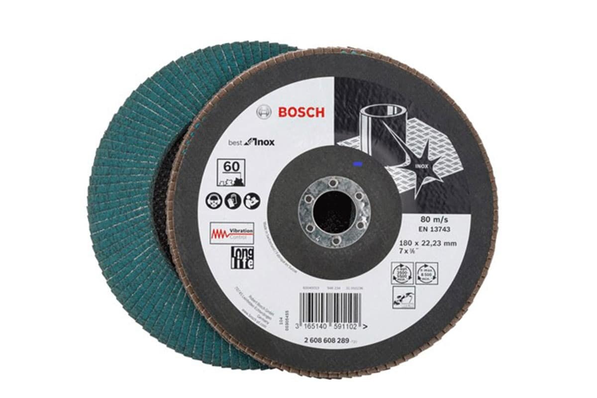 Đĩa nhám xếp P60 180mm Bosch 2608608289