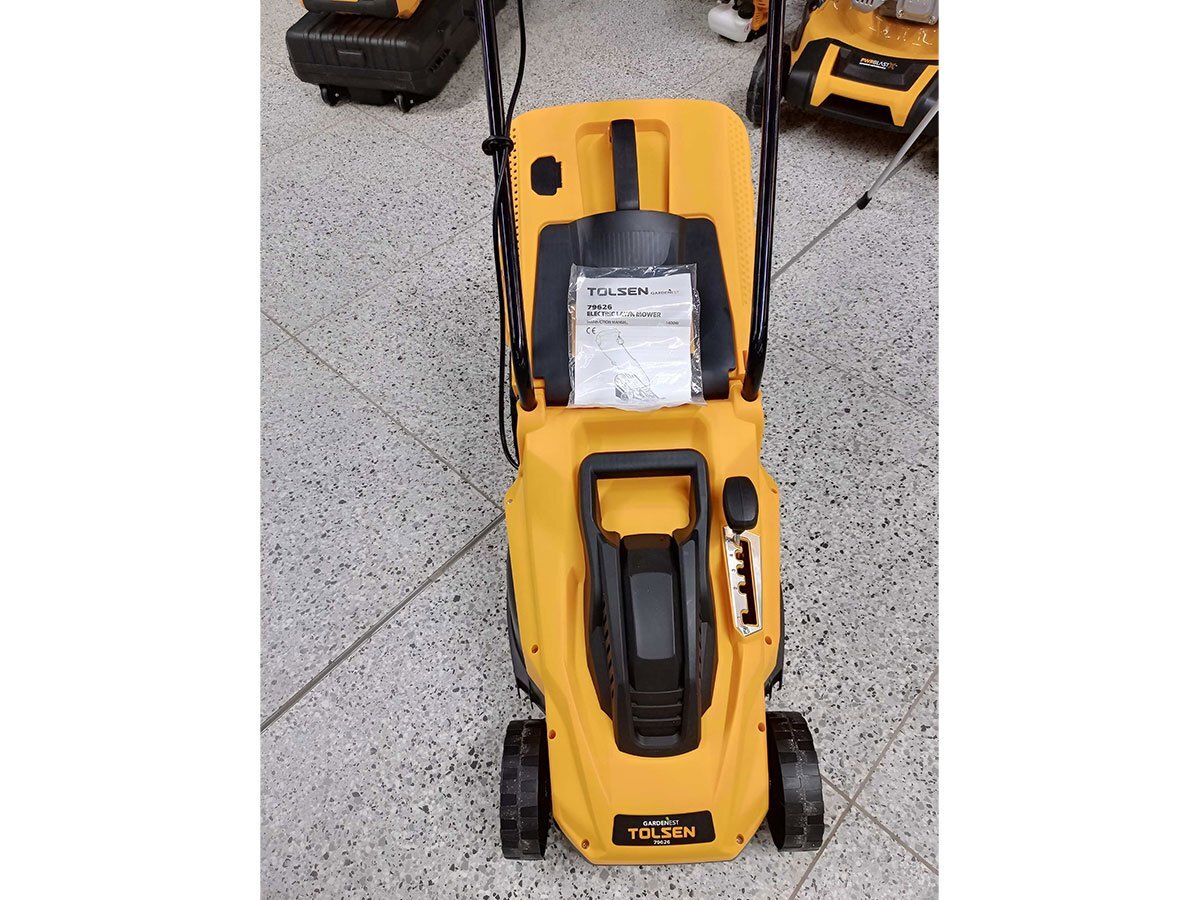 Máy cắt cỏ dùng điện 1.400W Tolsen 79626 Máy cắt cỏ dùng điện 1.400W Tolsen 79626