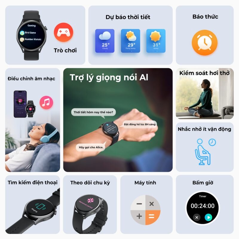 Đồng hồ thông minh SoundPEATS Watch 4 4