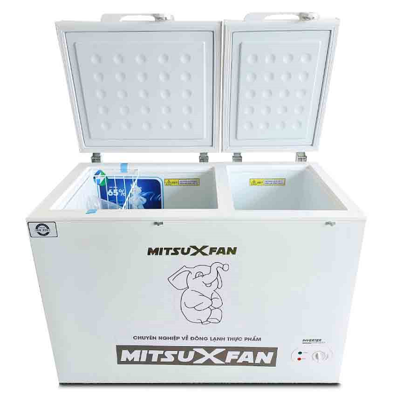 Tủ đông Mitsuxfan inverter 2 ngăn 440 lít MF2-500GW2