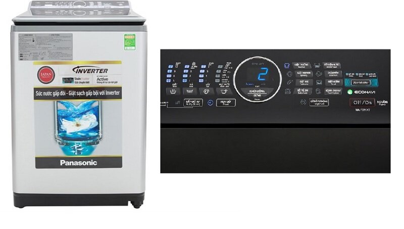 Máy giặt Panasonic Inverter 11.5 kg NA-FS11X7LRV thiết kế