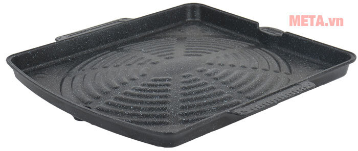 Vỉ nướng siêu bền chống dính vân đá 32cm Happy Cook KGP-36S