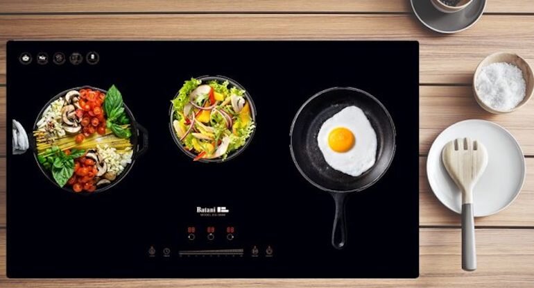 Bếp từ âm 3 vùng nấu Batani EG-389