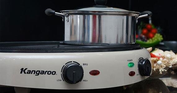 Lẩu nướng BBQ Kangaroo KG96N Lẩu nướng BBQ Kangaroo KG96N