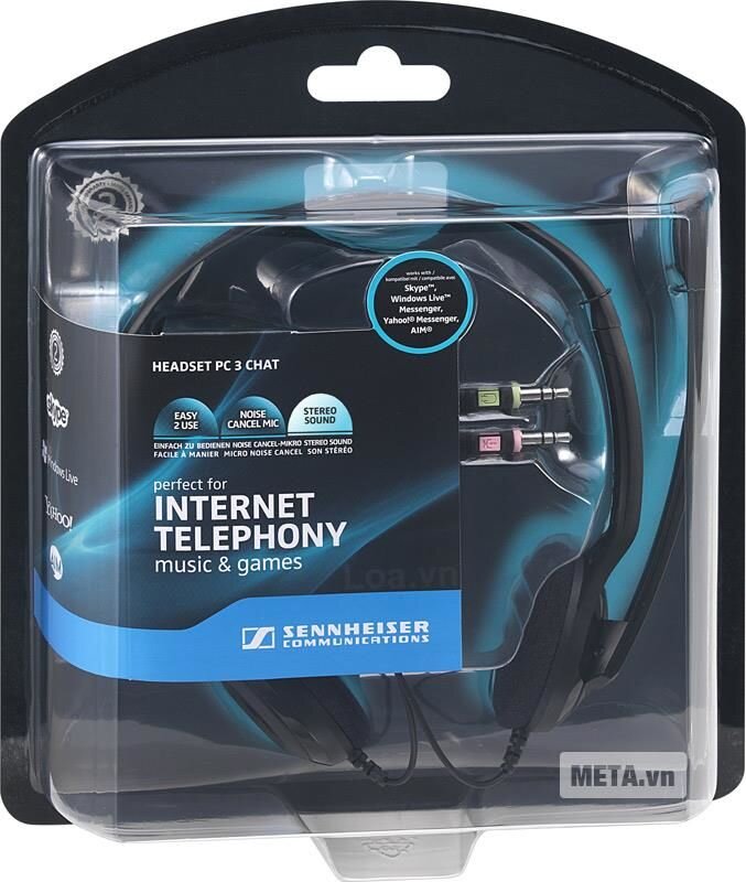 Tai nghe có microphone Sennheiser PC 3 chat