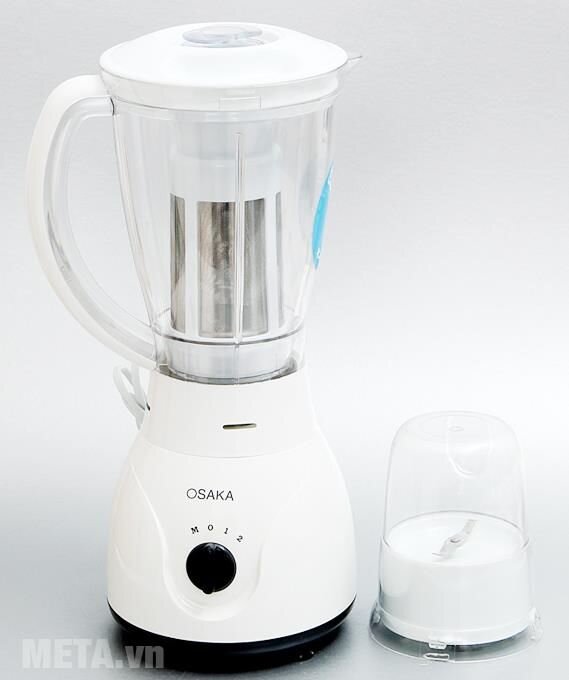 Máy xay sinh tố Osaka BL619 (2 cối nhựa, có lưới lọc - 1.5 lít)
