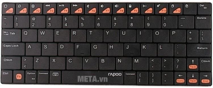 Bàn phím vi tính không dây Rapoo E6300