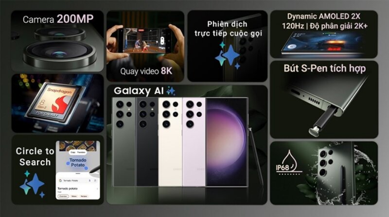 Điện thoại Samsung Galaxy S23 Ultra