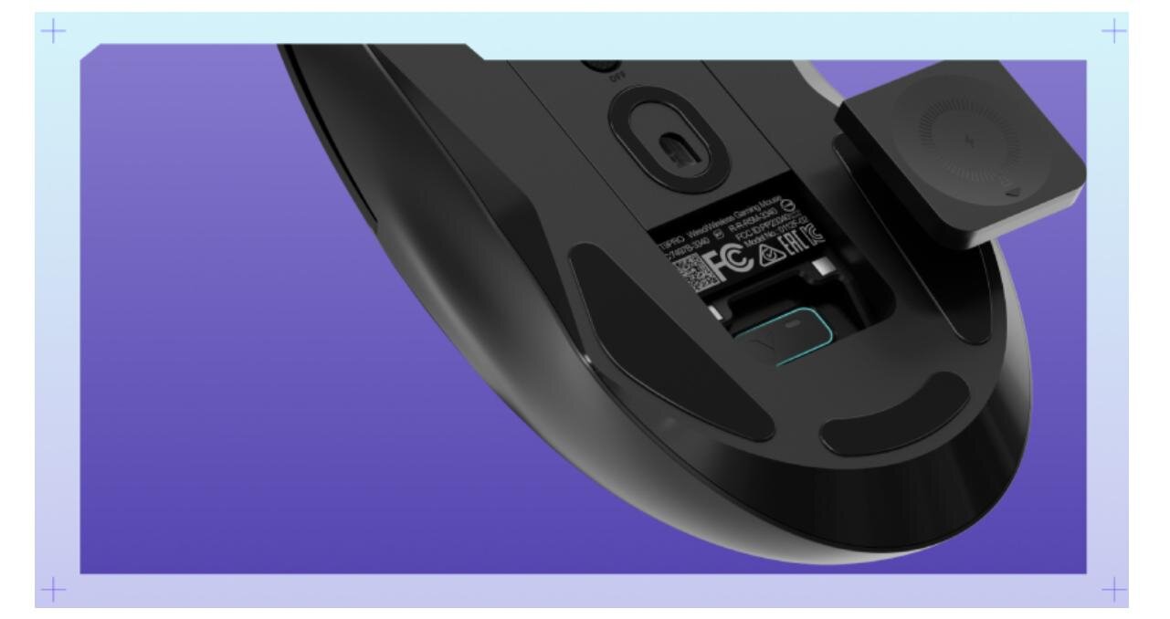 Chuột Gaming Rapoo VT9Pro 4K Translucent Purple (Wireless 2.4Ghz/USB/PAW3398) 3 