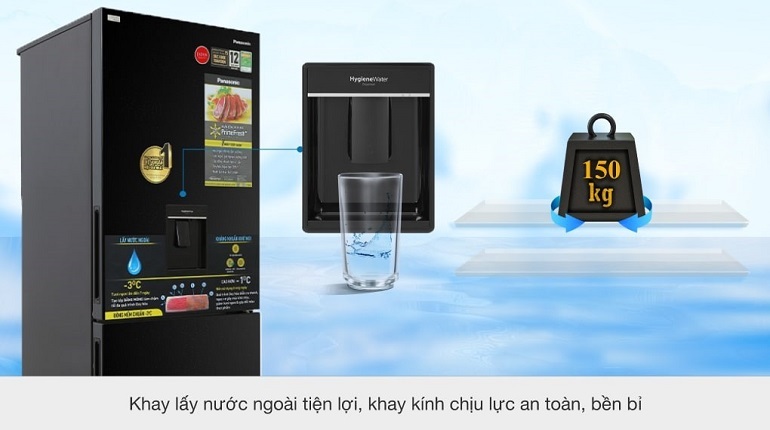 Tủ lạnh Panasonic Inverter 377 lít NR-BX421GPKV 4 Tủ lạnh Panasonic Inverter 377 lít NR-BX421GPKV