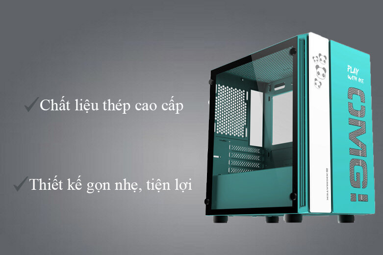 Thùng máy/ Case Xigmatek OMG Aqua EN45808 (No Fan) | Chất liệu cao cấp chắc chắn, kích thước nhỏ gọn