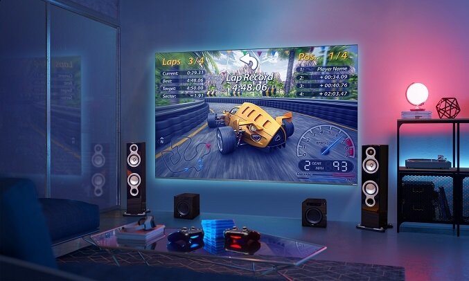 google tivi tcl 4k 50 inch 50c635 game mode