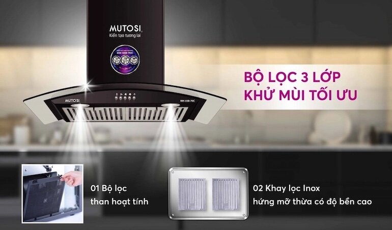 Máy hút mùi Mutosi MH-55B-70C