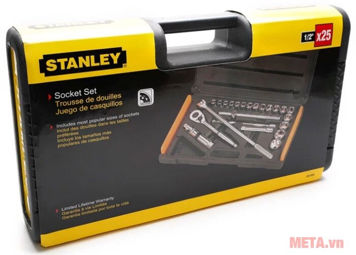 Bộ tuýp 25 chi tiết Stanley 86-589 1/2” Bộ tuýp 25 chi tiết Stanley 86-589 1/2”