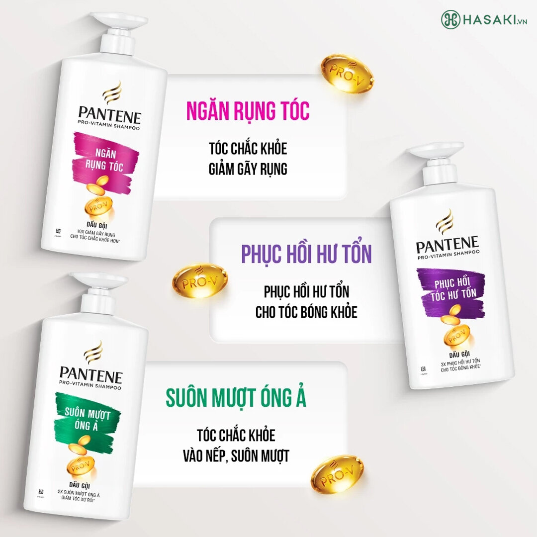 Dầu Gội Pantene Pro-Vitamin Shampoo đã có tại Hasaki