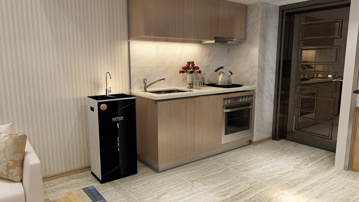 Máy lọc nước 8 cấp Mutosi MP-285MA 8 lõi có thiết kế tủ đứng sang trọng