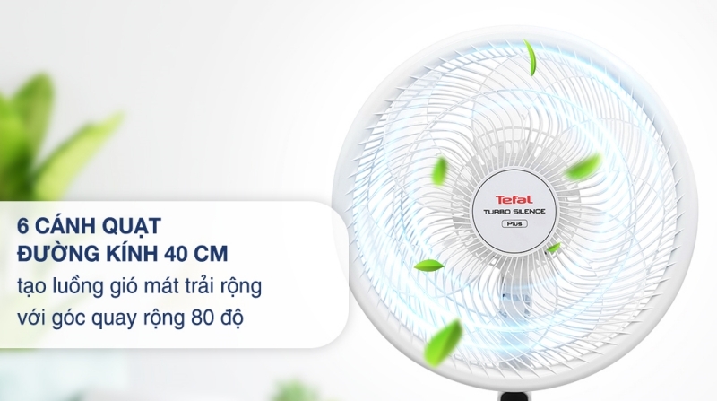 Quạt đứng Tefal Turbo Silence Plus VH689690 Quạt đứng Tefal Turbo Silence Plus VH689690