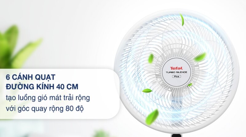 Quạt đứng Tefal Turbo Silence Plus VH689690