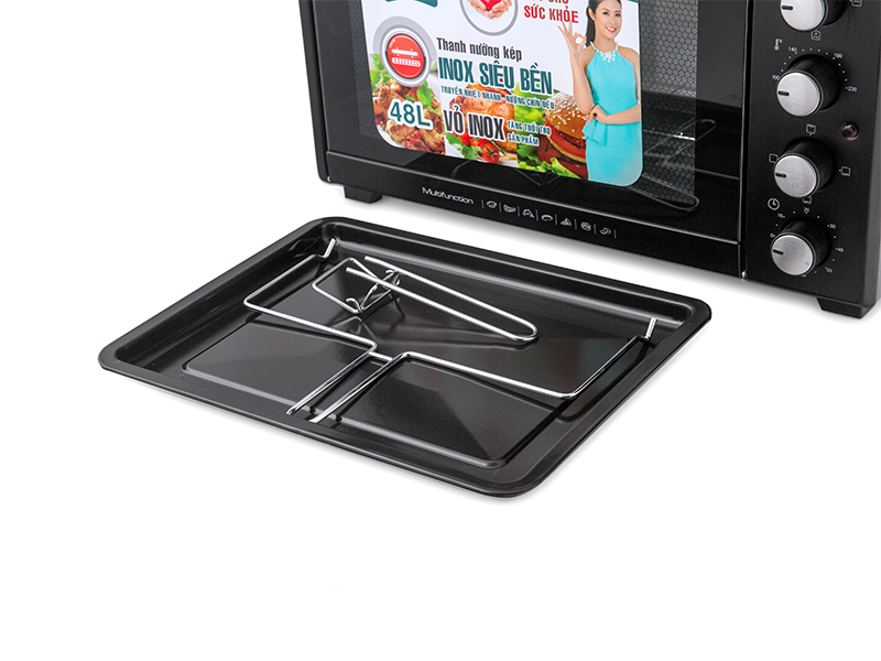 Lò nướng 48L Sunhouse SHD4248S (Vỉ inox)