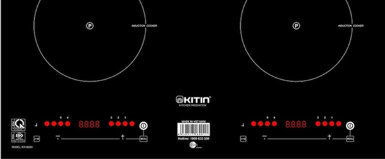 Bếp từ âm 2 vùng nấu Kitin KTI-900DI