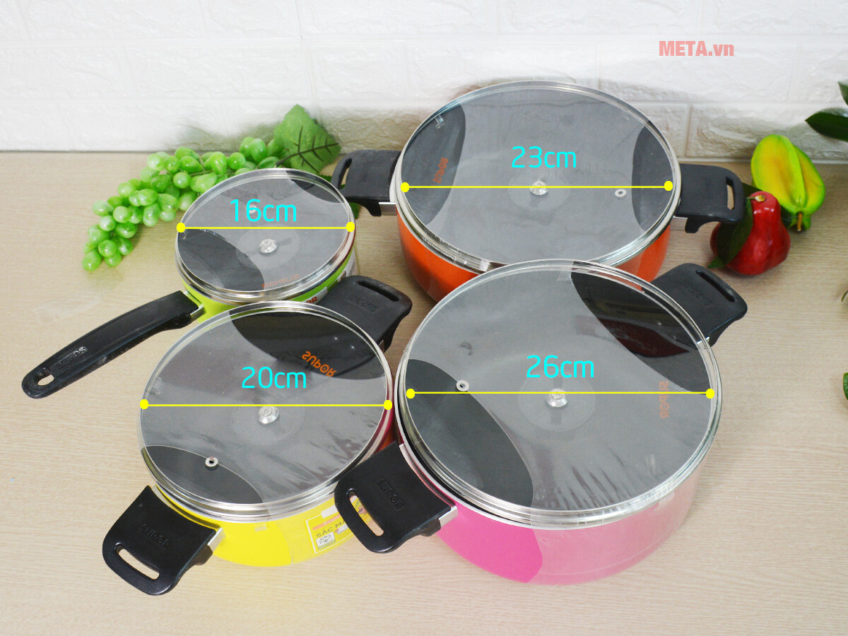Bộ nồi canh chống dính Supor S08AT1 - Hàng thanh lý