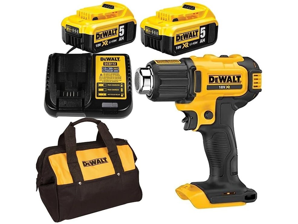 Trọn bộ máy thổi hơi nóng DeWALT DCE530P2 DeWALT DCE530P2