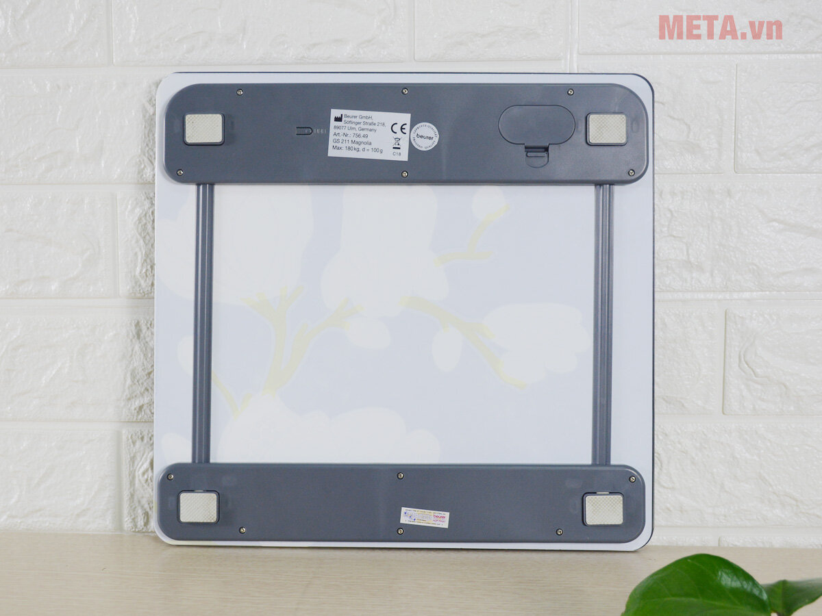 Cân điện tử mặt kính Beurer GS211 Magnolia
