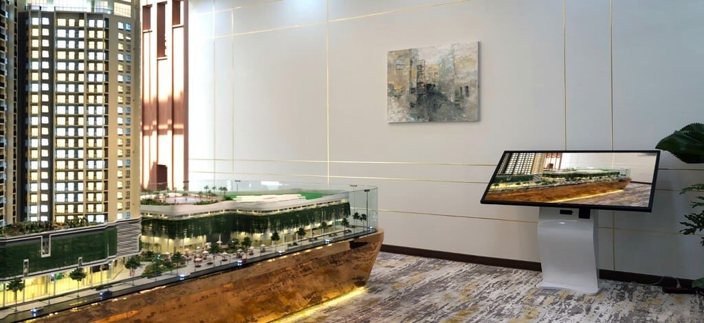 Máy KIOSK tra cứu thông tin COMQ Q-Kiosk 6585TMT - 65'' ( Chân quỳ )