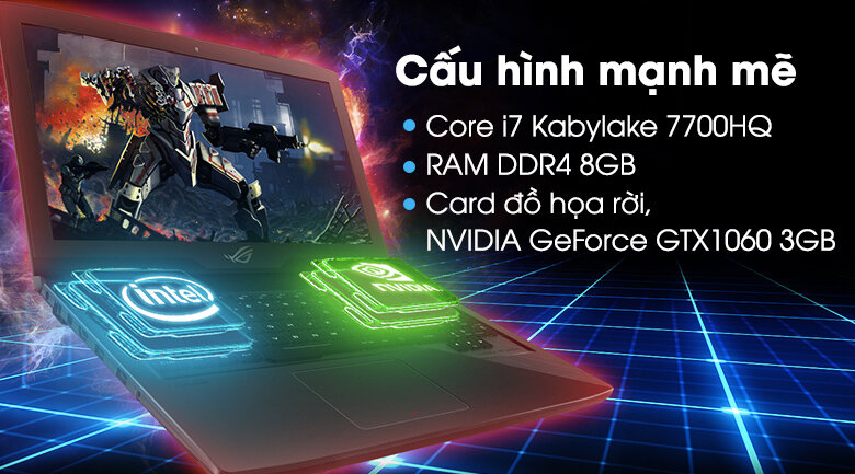 Asus Hero GL503VM i7 7700HQ/8G/1TB/3GB GTX1060/Win10/(GZ219T) Asus Hero GL503VM i7 7700HQ/8G/1TB/3GB GTX1060/Win10/(GZ219T)