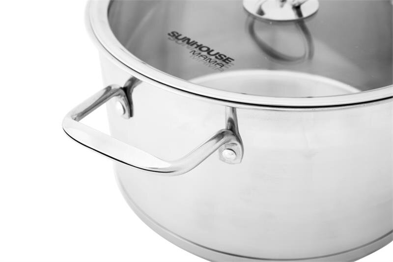 Bộ nồi Inox 5 đáy Sunhouse Mama SH784 (16 - 20 - 24cm)