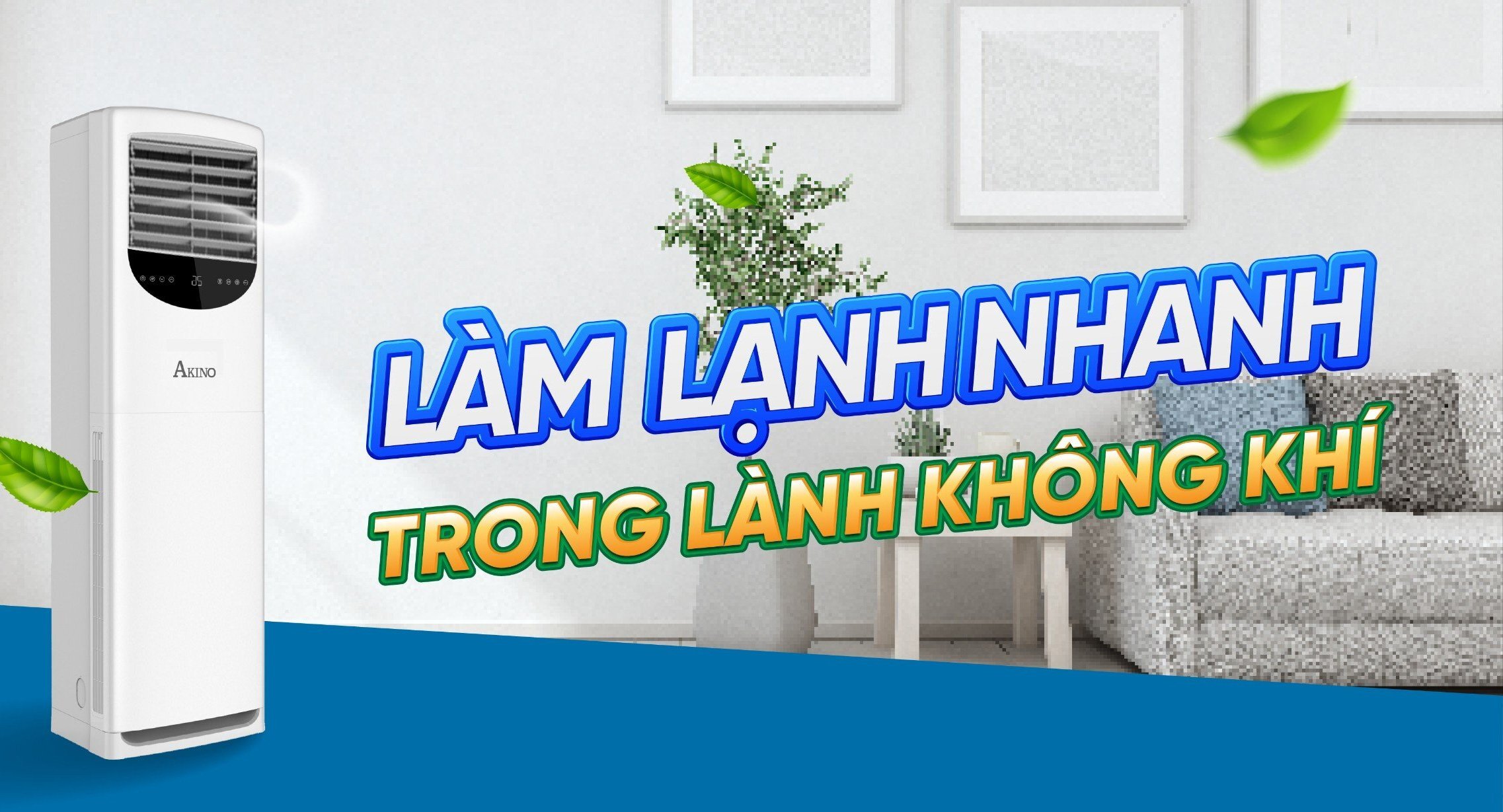Khả năng lọc khuẩn cao Điều hòa tủ đứng Akino 5.0HP